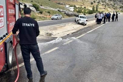 Adıyaman'da trafik kazası: 2 yaralı