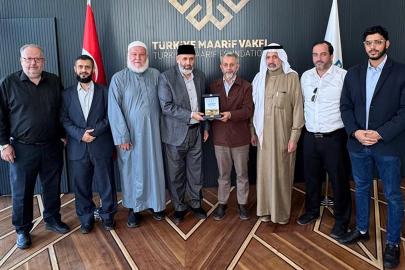 Filistin Alimler Birliği heyeti Türkiye Maarif Vakfı'nı ziyaret etti