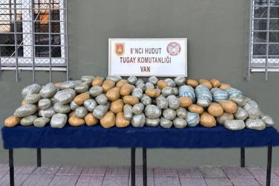 Van sınır hattında 290 kilogramdan fazla uyuşturucu ele geçirildi