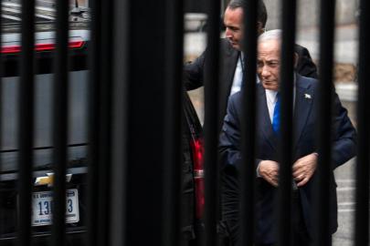 Beyaz Saray önünde katil İsrail Başbakanı Netanyahu protesto edildi