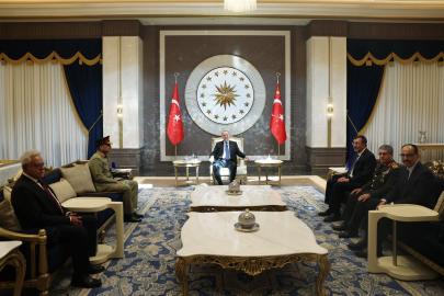 Cumhurbaşkanı Erdoğan, Pakistan Kara Kuvvetleri Komutanı Asim Munir’i kabul etti