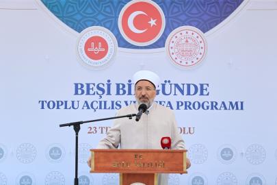 Diyanet İşleri Başkanı Arpaguş: Biz bir vakıf medeniyetiyiz