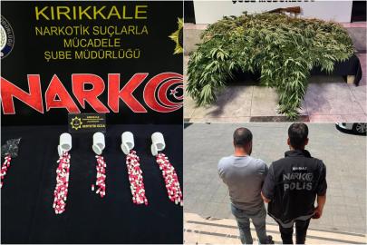 Kırıkkale'de uyuşturucu operasyonunda 1 şüpheli tutuklandı