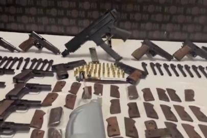 Kütahya'da silah ve uyuşturucu operasyonu: 5 gözaltı