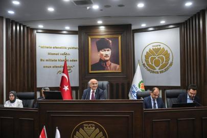 Malatya Büyükşehir Belediye Meclisi temmuz ayı toplantıları sona erdi