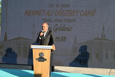 Malatya'da 100. Yıl Kent Parkı'nda cami yapımına başlandı