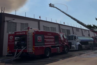 Gaziantep’te pamuk ipliği tesisinde yangın