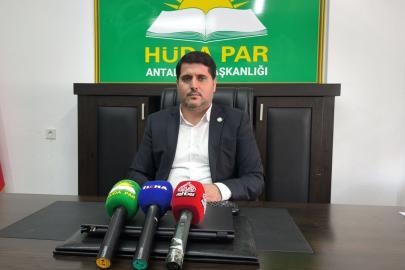 HÜDA PAR Antalya İl Başkanı Durmaz’dan belediyeye hizmet çağrısı
