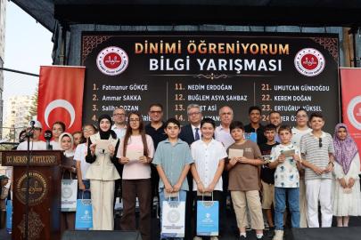 Mersin Mezitli'de yaz Kur'an kursları sona erdi