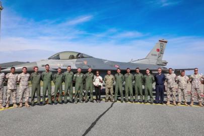 Türk F16'ları NATO Geliştirilmiş Hava Polisliği Blok72 nöbetini devraldı
